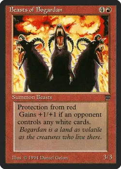 MTG Magic the Gathering Beasts of Bogardan (133/310) Legends LP - Image 1