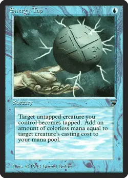 MTG Magic the Gathering Energy Tap (54/310) Legends MP - Image 1