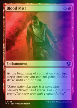 MTG Magic the Gathering Blood Mist (143/612) Innistrad Remastered LP FOIL - Image 1
