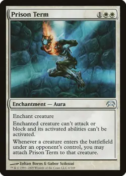 MTG Magic the Gathering Prison Term (6/172) Planechase MP - Image 1