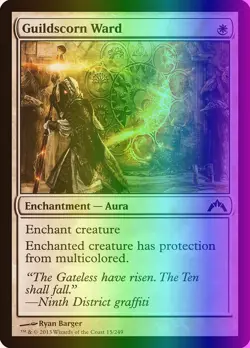 MTG Magic the Gathering Guildscorn Ward (15/257) Gatecrash LP FOIL - Image 1