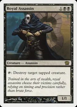 MTG Magic the Gathering Royal Assassin (159/361) Eighth Edition MP - Image 1