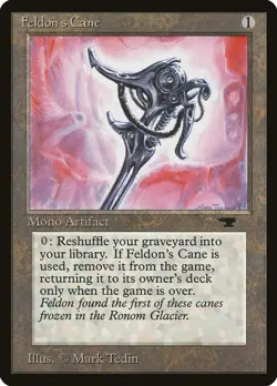 MTG Magic the Gathering Feldon's Cane (50/101) Antiquities HP - Image 1