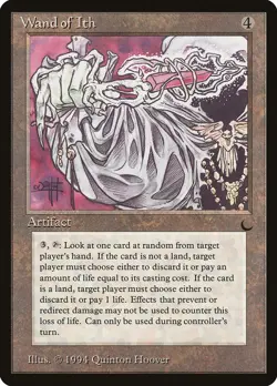 MTG Magic the Gathering Wand of Ith (114/122) The Dark MP - Image 1