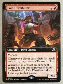 MTG / Pain Distributor / MOC / #120 / Regular (Extended Art) / Rare / NM - Image 1