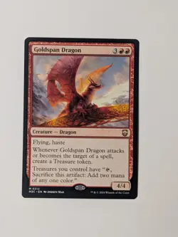 Goldspan Dragon - Commander: Modern Horizons 3 - 212 NM - M3C - MTG - Image 1