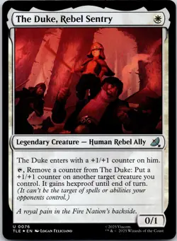 The Duke, Rebel Sentry Foil U Legendary Creature — Human Rebel Ally TLE NM - Image 1