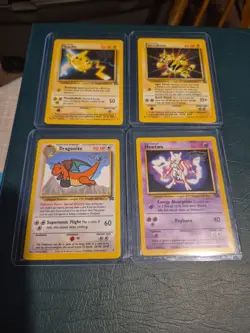 WB Presents POKEMON The First Movie BLACK STAR PROMO SET of 4 cards 1999 NM/M - Image 1