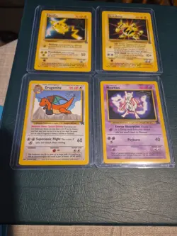 WB Presents POKEMON The First Movie BLACK STAR PROMO SET of 4 cards 1999 NM/M - Image 2