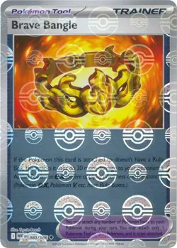 Pokemon Brave Bangle (Poke Ball Pattern) (80/325) White Flare NM REVERSE HOLO - Image 1