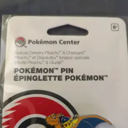 Special Delivery Charizard Pin w/ Pikachu Pokemon Center Exclusive - Image 3