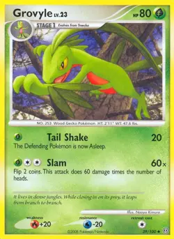 Pokemon Grovyle (39/112) Stormfront DMG REVERSE HOLO - Image 1