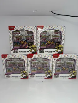 LOT OF 5 Pokemon TCG Scarlet & Violet 151 Alakazam EX Collection Box NEW SEALED! - Image 1
