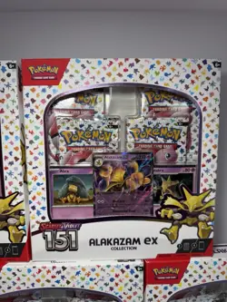 LOT OF 5 Pokemon TCG Scarlet & Violet 151 Alakazam EX Collection Box NEW SEALED! - Image 3