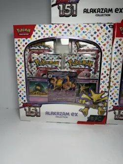 LOT OF 5 Pokemon TCG Scarlet & Violet 151 Alakazam EX Collection Box NEW SEALED! - Image 4