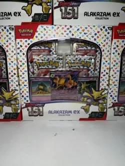 LOT OF 5 Pokemon TCG Scarlet & Violet 151 Alakazam EX Collection Box NEW SEALED! - Image 5