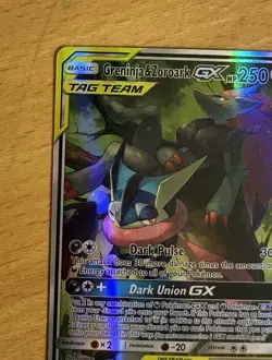 Greninja & Zoroark GX Tag Team - Pokemon Unbroken Bonds (201/214) NM - Image 2