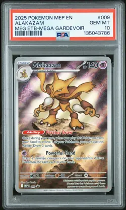 Pokemon Promo Alakazam 009 PSA 10 - Image 1