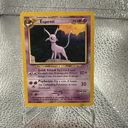 Pokemon: Espeon #20/75 Rare Non-holo Neo Discovery 2001 - LP - Image 1
