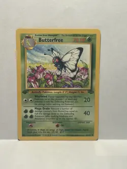 Pokemon Butterfree 70 HP Jungle 1st Edition 33/64 - Image 1