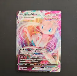 Pokemon Mew VMAX Fusion Strike Ultra Rare Full Art Holo 114/264 Psychic HP310 - Image 1