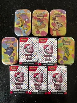 5x 151 Booster Bundles AND 5x 151 Mini Tins Pokemon TCG Scarlet & Violet SEALED - Image 1