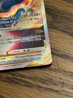 Pokemon Lucario VSTAR SWSH214 Black Star Promo Ultra Rare Holo - MP - Image 4