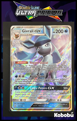 Carte Pokemon Givrali GX 39/156 SL5 Ultra Prisme Soleil & Lune FR - Image 1