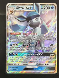 Carte Pokemon Givrali GX 39/156 SL5 Ultra Prisme Soleil & Lune FR - Image 2