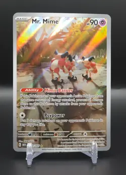 Pokemon Mr. Mime - 179/165 - Scarlet & Violet 151 - Ultra Rare Full Art NM - Image 1