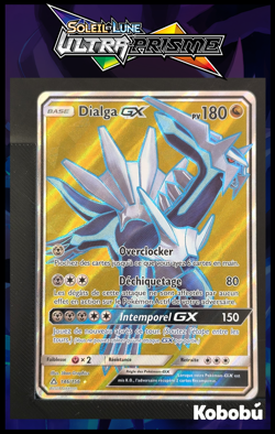 Carte Pokemon Dialga GX 146/156 SL5 Ultra Prisme Soleil & Lune FR - Image 1