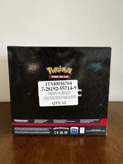 Pokemon Prismatic Evolutions Leafeon Tech Sticker Collection (x12) Full Display - Image 2