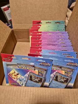 Pokemon TCG Prismatic Evolutions Tech Sticker Collection (Lot Of 31)(91 Packs!) - Image 1