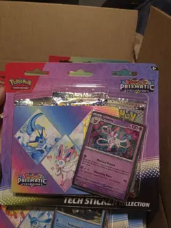 Pokemon TCG Prismatic Evolutions Tech Sticker Collection (Lot Of 31)(91 Packs!) - Image 3