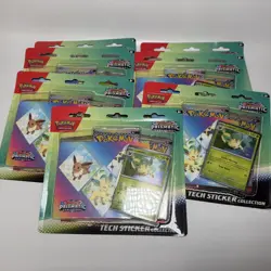 Pokemon 2024 Prismatic Evolutions Tech Sticker Collection 12 Total Blisters - Image 2