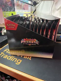 POKEMON TCG SCARLET & VIOLET 8.5 PRISMATIC EVOLUTIONS TECH STICKER CASE (12) 🔥 - Image 4