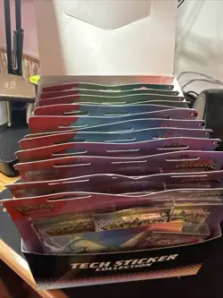 POKEMON TCG SCARLET & VIOLET 8.5 PRISMATIC EVOLUTIONS TECH STICKER CASE (12) 🔥 - Image 5