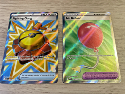 Pokemon Fighting Gong & Air Balloon 166+168/132 Mega Evolution PSA 10 Potential - Image 2