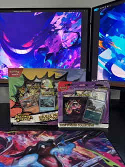 Pokemon Ascended Heroes Deluxe Pin & Tech Sticker Lot - Image 1