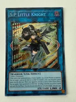 Yugioh S:P Little Knight RA03-EN049 1st Edition Secret Rare NM - Image 1