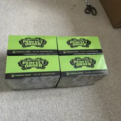 4X Pokemon TCG Perfect Order Pokemon Center Elite Trainer Box ETB New & Sealed - Image 3