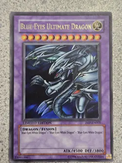 Blue-Eyes Ultimate Dragon (Secret) JMP-EN005 Shonen Jump Limited Edition VLP/LP - Image 1