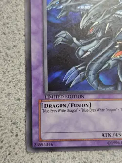 Blue-Eyes Ultimate Dragon (Secret) JMP-EN005 Shonen Jump Limited Edition VLP/LP - Image 5