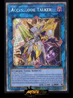 Yugioh! Accesscode Talker - RA02-EN044 - Platinum Secret Rare - NM-MNT - Image 1