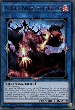 Promethean Princess, Bestower of Flames 1st Ed Ultra Rare PHNI-EN052 Yu-Gi-Oh! - Image 1