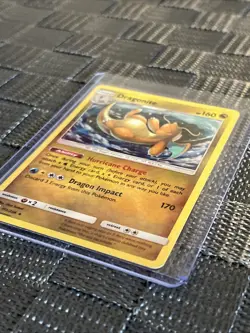 *CRACKED ICE HOLO* Dragonite 151/236 Rare Unified Minds Pokemon TCG - Image 3