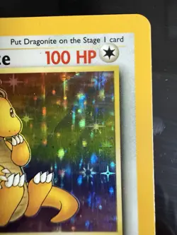 Pokemon TCG Dragonite Fossil Set Holo Rare Card 4/62 WOTC Vintage #102 LP - Image 3