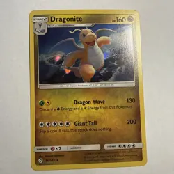 Pokemon TCG Dragonite 96/149 Holo Rare Sun & Moon Pokemon Mint - Image 1