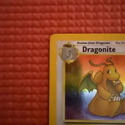 Pokemon TCG Dragonite 4/62 Fossil Set Holo Rare WOTC Vintage #102 - NM - Image 3