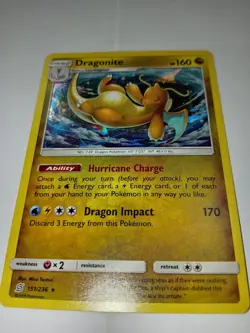 Pokemon TCG Dragonite 151/236 Cracked Ice Holo Rare Card - Image 2